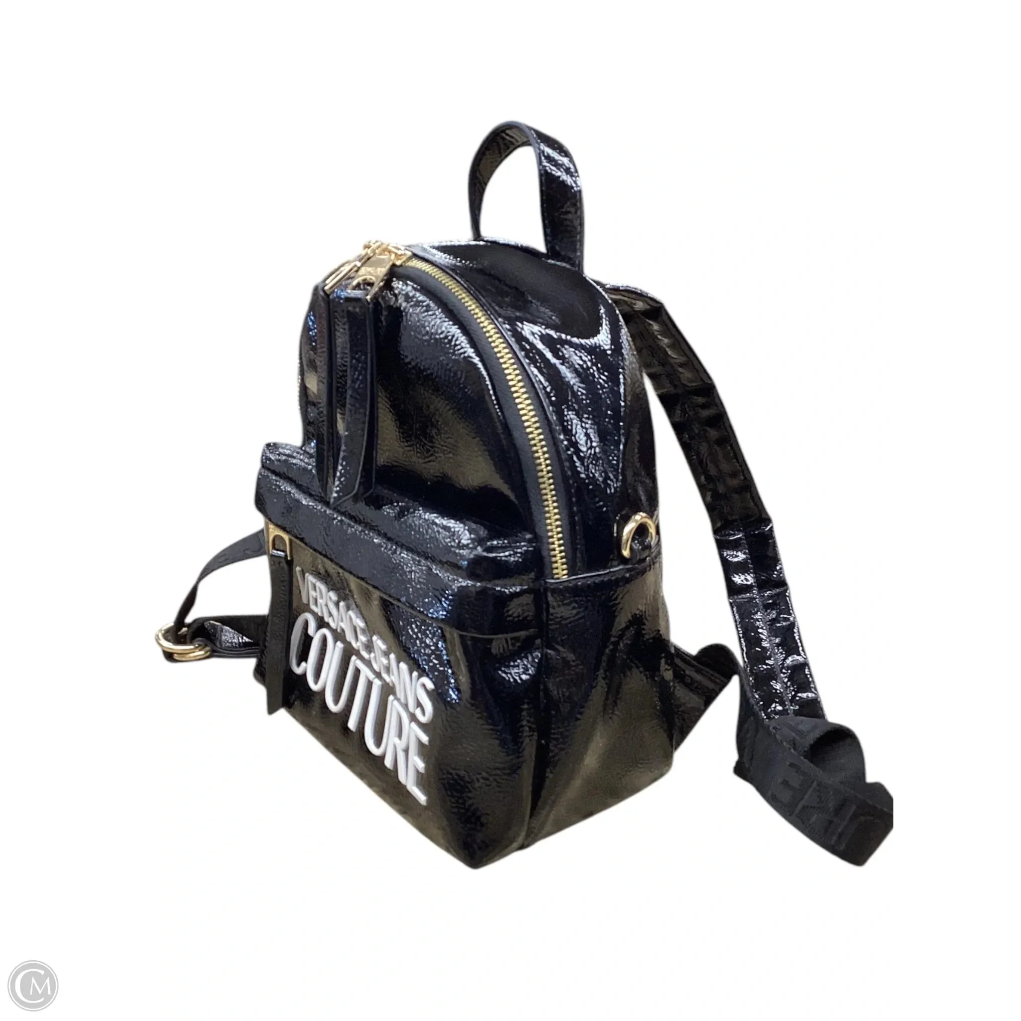 Backpack Luxury Designer By Versace, Size: Medium