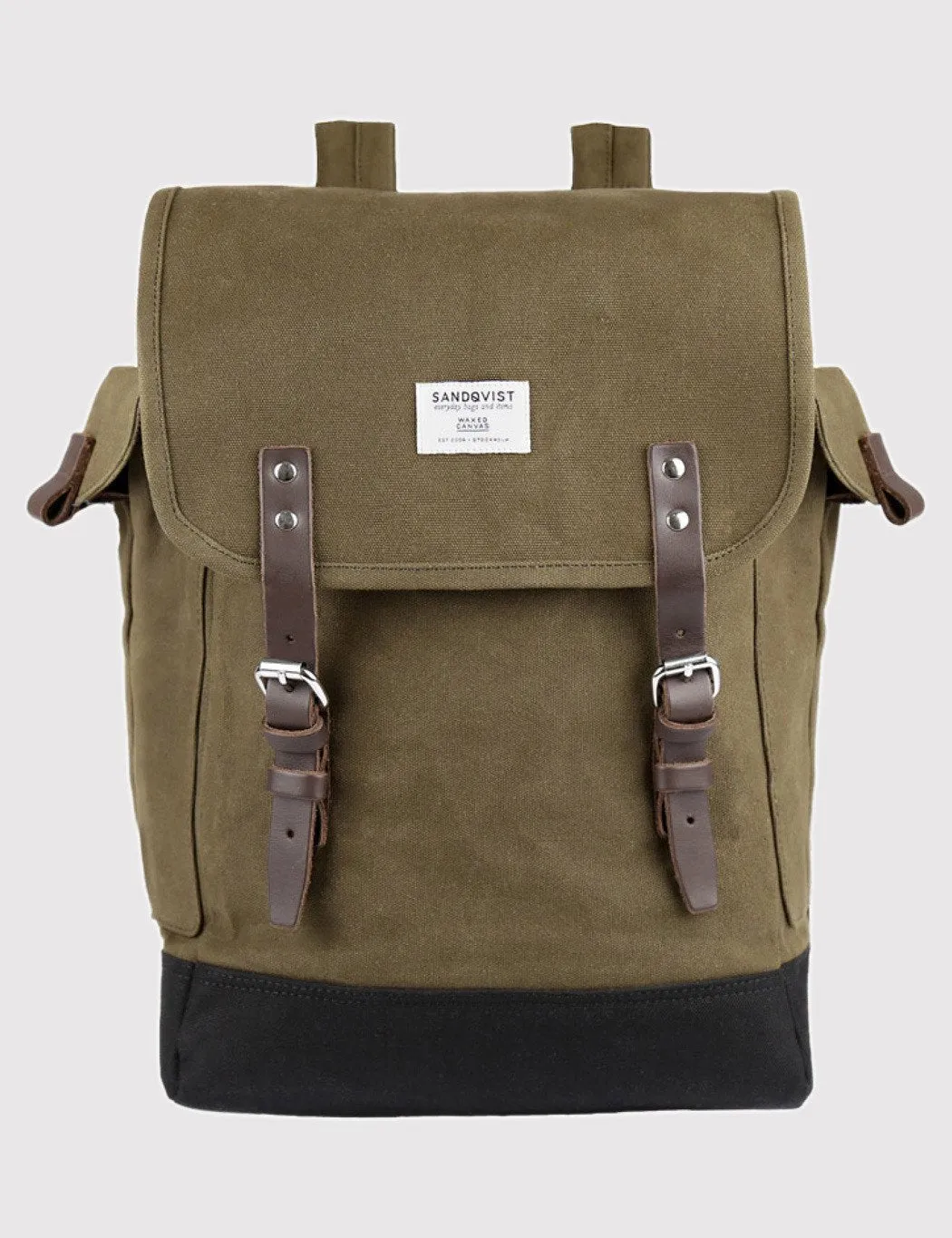 Backpack Multifunctional Sandqvist Rapid issue resolution - Green (Waxed) Olive Bob