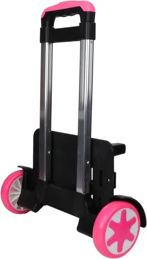 Backpack Trolley Trolley Cart Wheeled Cart Luggage Cart with Wheels for Backpack, Women, as described
