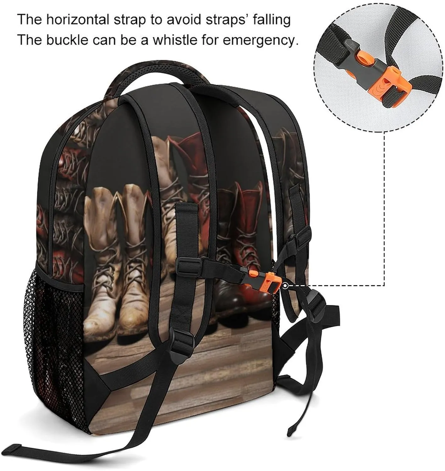 Backpacks Leather Boots Travel Bag Laptop Backpack Casual Daypack for Weekender Business Hiking