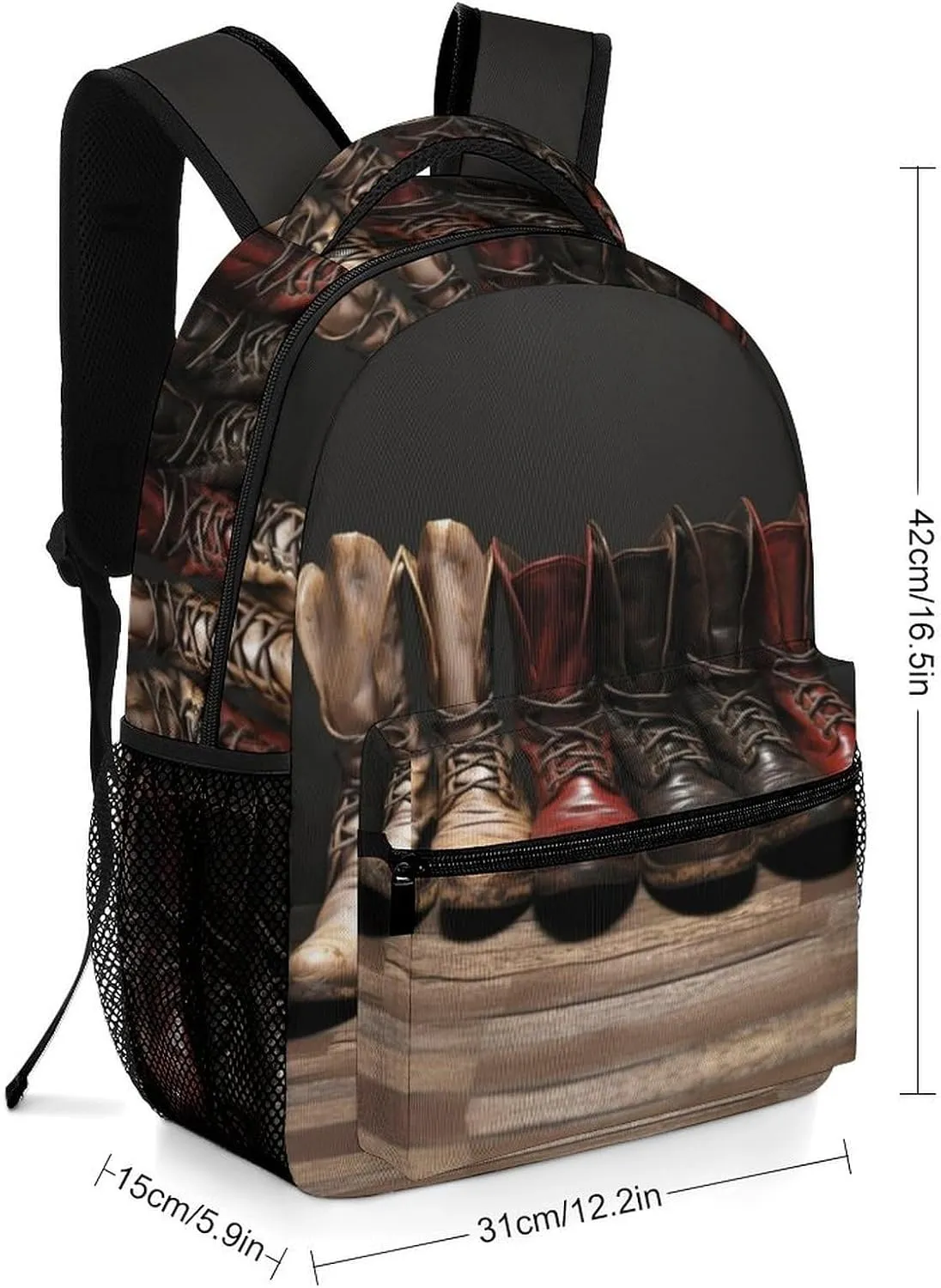 Backpacks Leather Boots Travel Bag Laptop Backpack Casual Daypack for Weekender Business Hiking