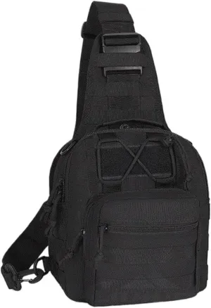 Bag Backpack Sport Bag Pack Sling Shoulder Backpack Every Day Carry(Black)