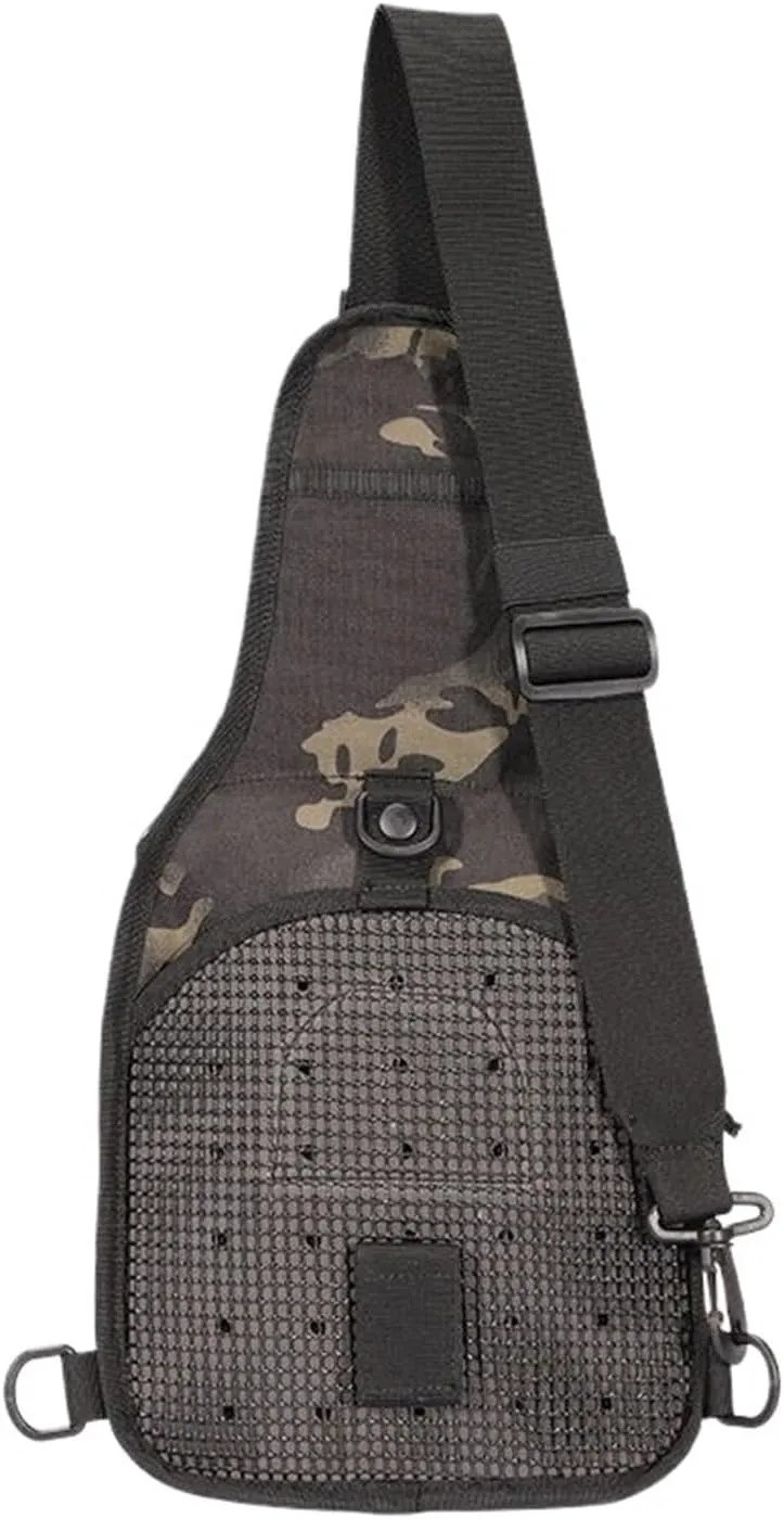 Bag Backpack Sport Bag Pack Sling Shoulder Backpack Every Day Carry(Black)