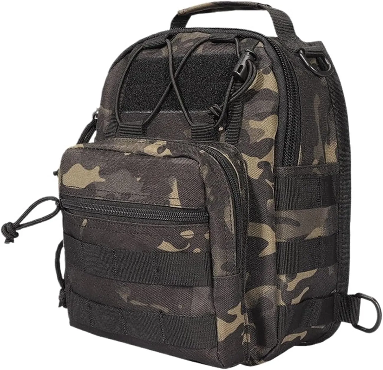 Bag Backpack Sport Bag Pack Sling Shoulder Backpack Every Day Carry(Black)