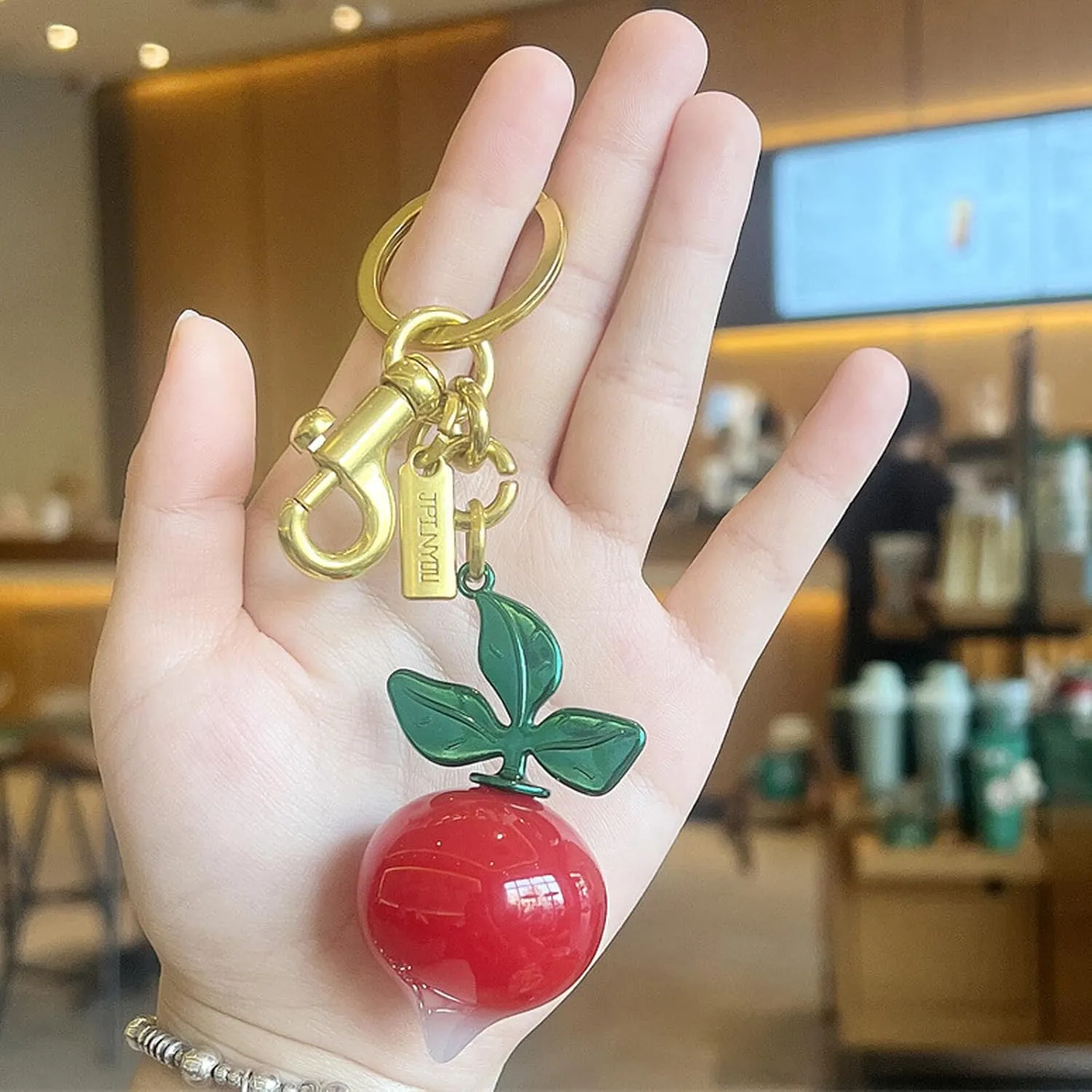Bag Charm Purse Charms Keychain-Cute Fruit Bag Charms-Handbag Charm Accessories