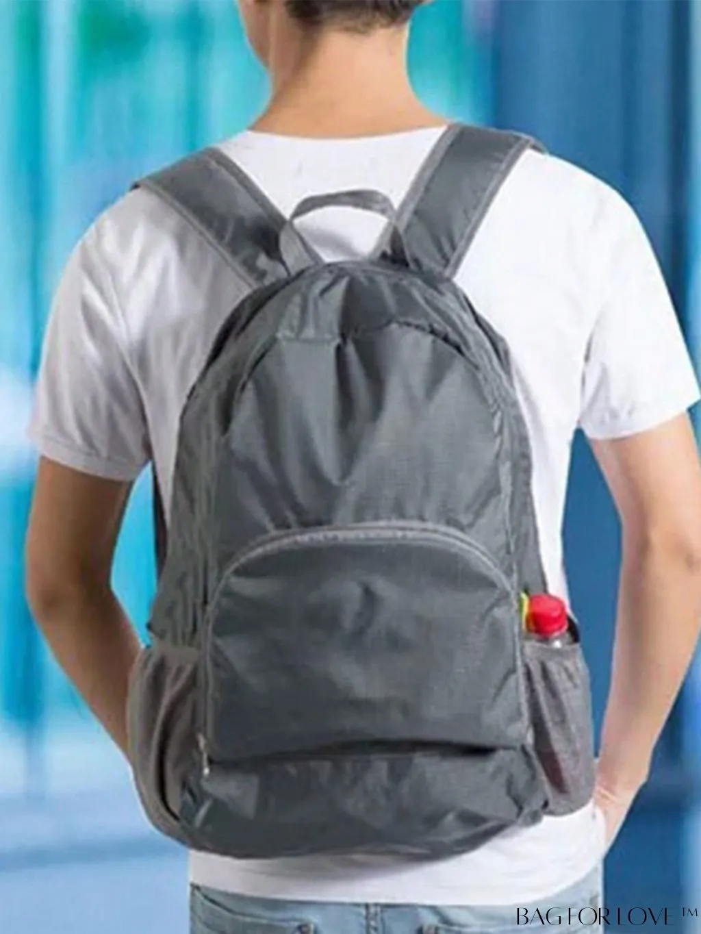 BagForLove - Minimalist Foldable Backpack: Lightweight Outdoor Pack for Travel, Hiking - Unisex