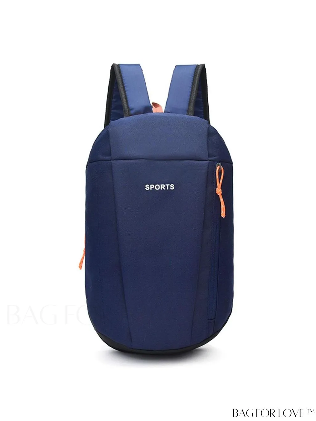 BagForLove - Sporty Waterproof Classic Backpack with Adjustable Strap and Letter Detail