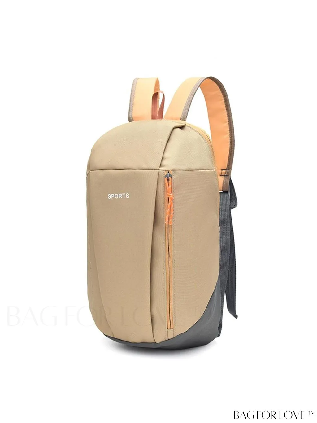 BagForLove - Sporty Waterproof Classic Backpack with Adjustable Strap and Letter Detail