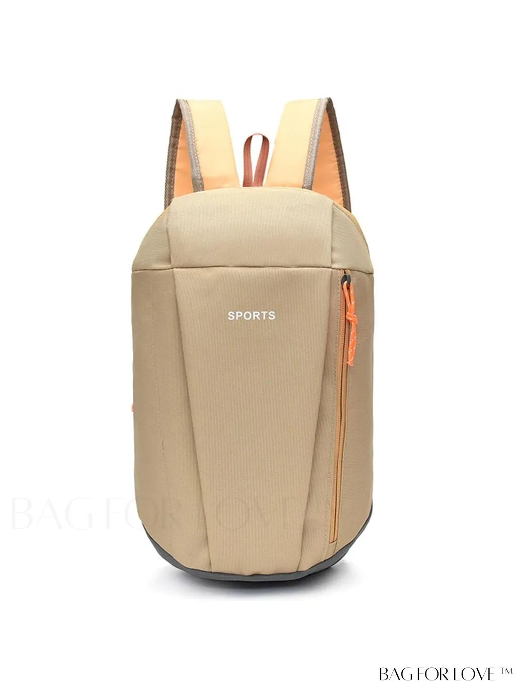 BagForLove - Sporty Waterproof Classic Backpack with Adjustable Strap and Letter Detail