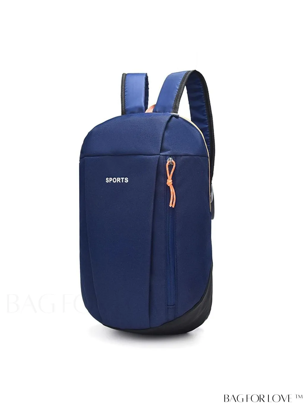 BagForLove - Sporty Waterproof Classic Backpack with Adjustable Strap and Letter Detail