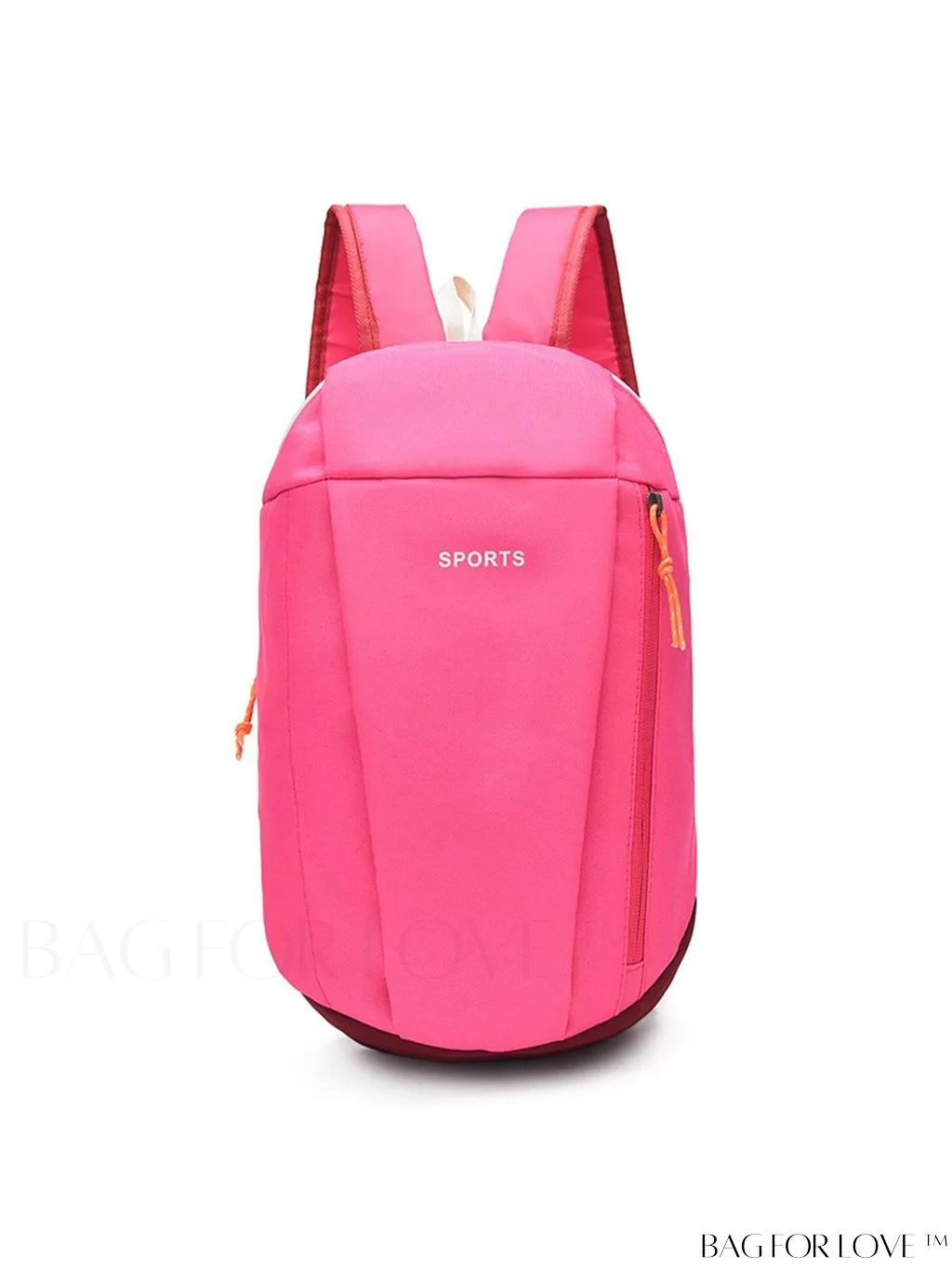 BagForLove - Sporty Waterproof Classic Backpack with Adjustable Strap and Letter Detail