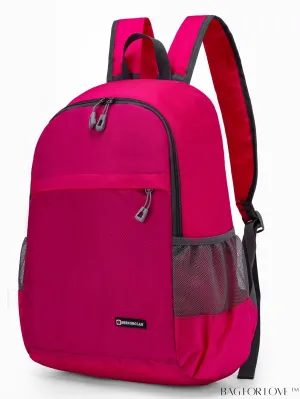 BagForLove - Waterproof Neon Pink Nylon Classic Backpack