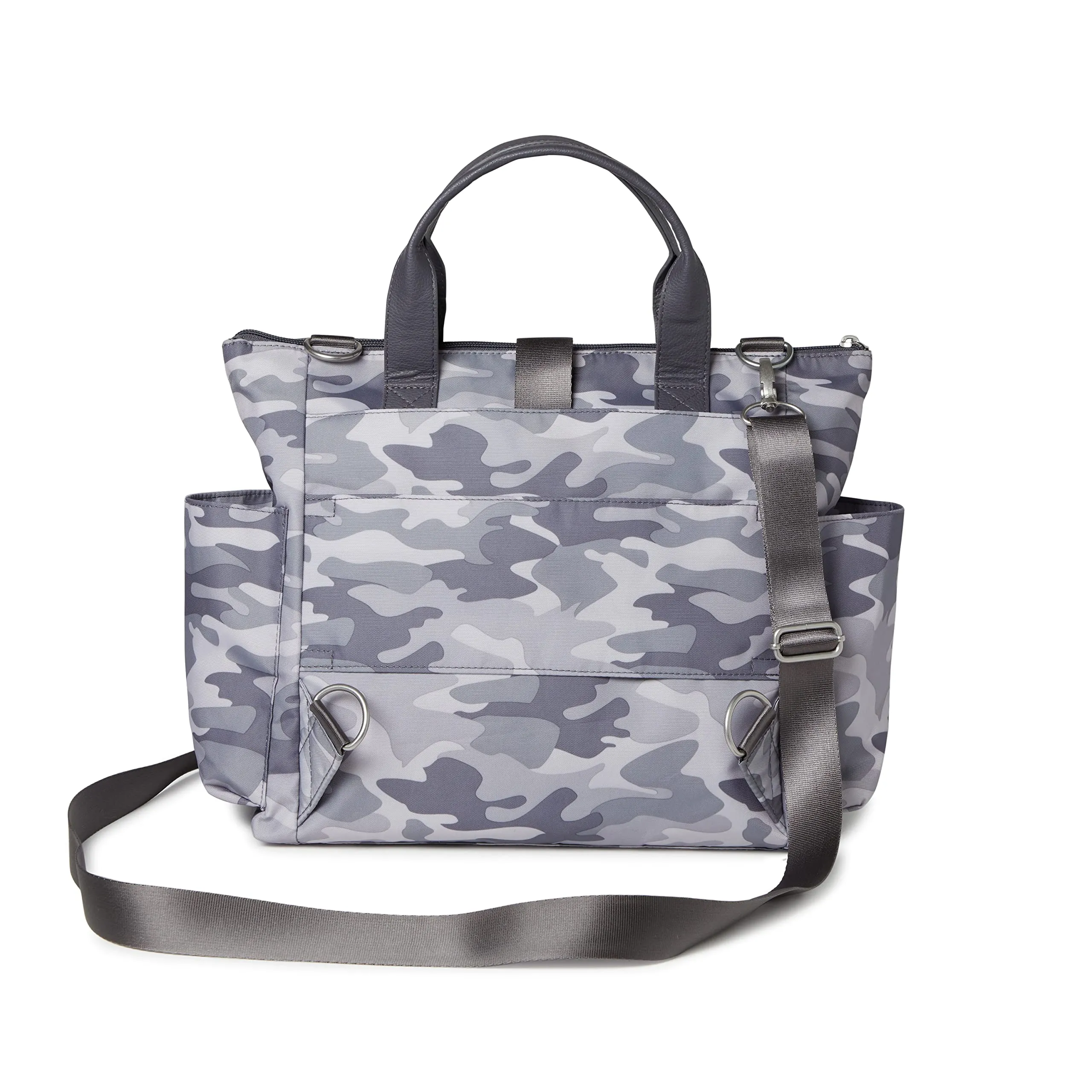 Baggallini Women's 3-in-1 Convertible Backpack with RFID Phone Wristlet
