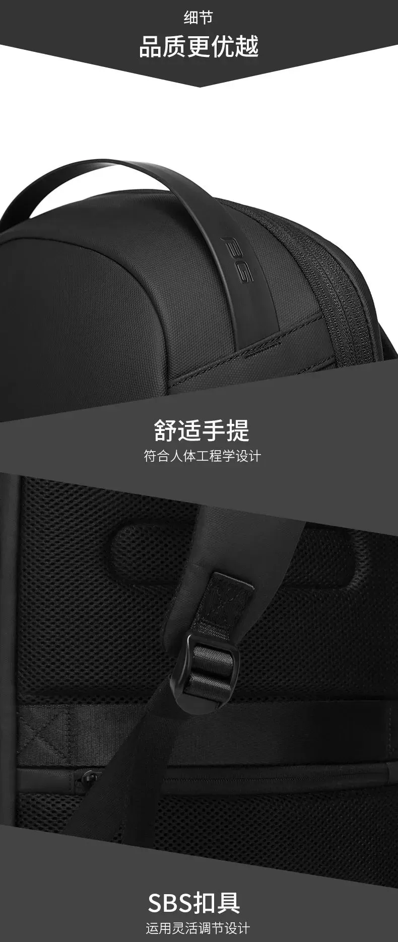 Bange Anti-thief Male school Bags Backpacks for Men 15.6 inch Laptop Backpacks Fashion Waterproof Travel Backpack