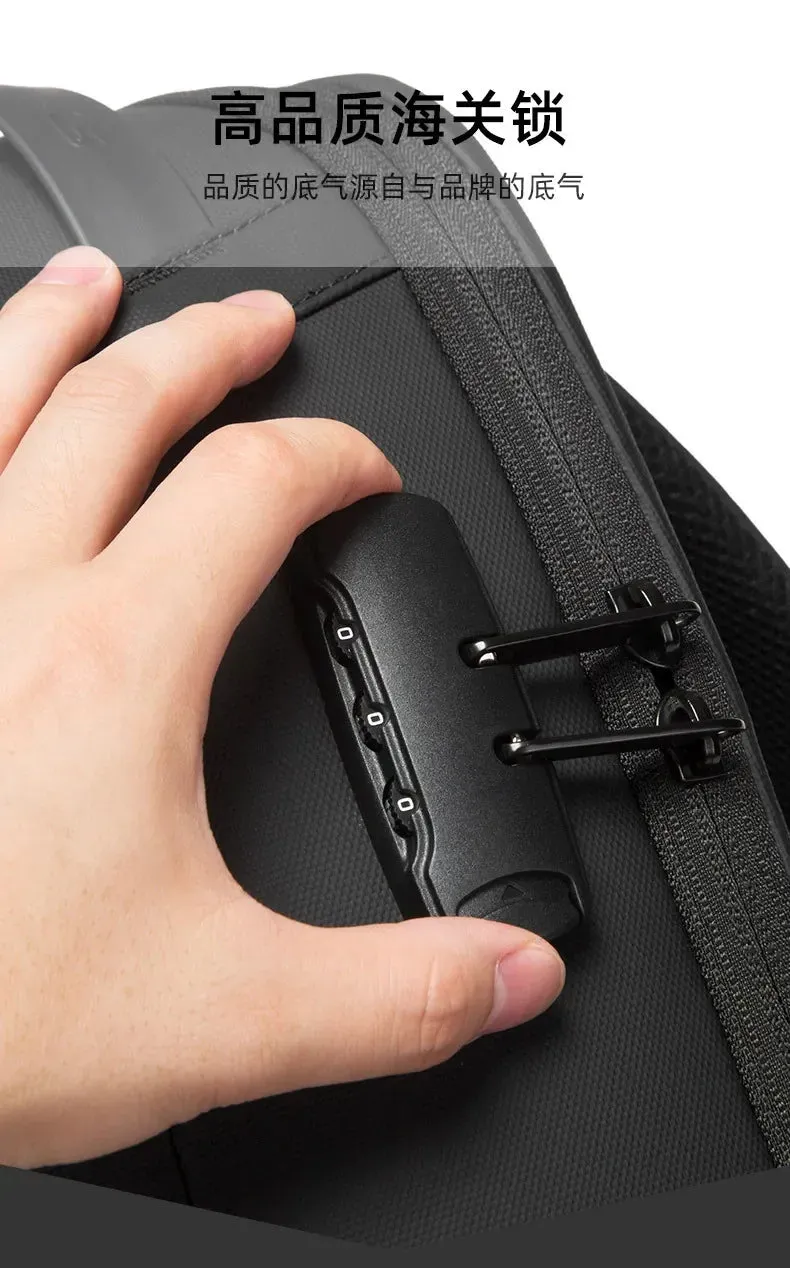 Bange Anti-thief Male school Bags Backpacks for Men 15.6 inch Laptop Backpacks Fashion Waterproof Travel Backpack