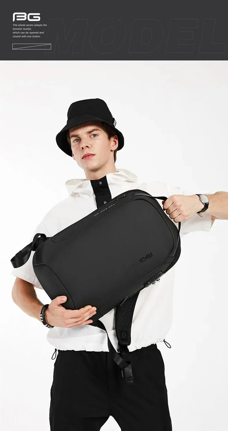 Bange Anti-thief Male school Bags Backpacks for Men 15.6 inch Laptop Backpacks Fashion Waterproof Travel Backpack