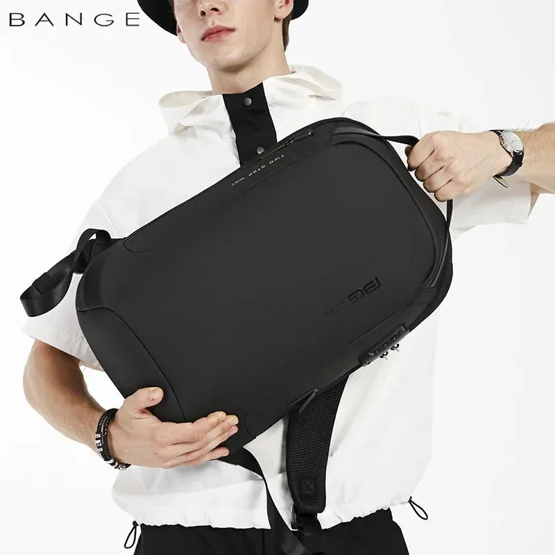 Bange Anti-thief Male school Bags Backpacks for Men 15.6 inch Laptop Backpacks Fashion Waterproof Travel Backpack