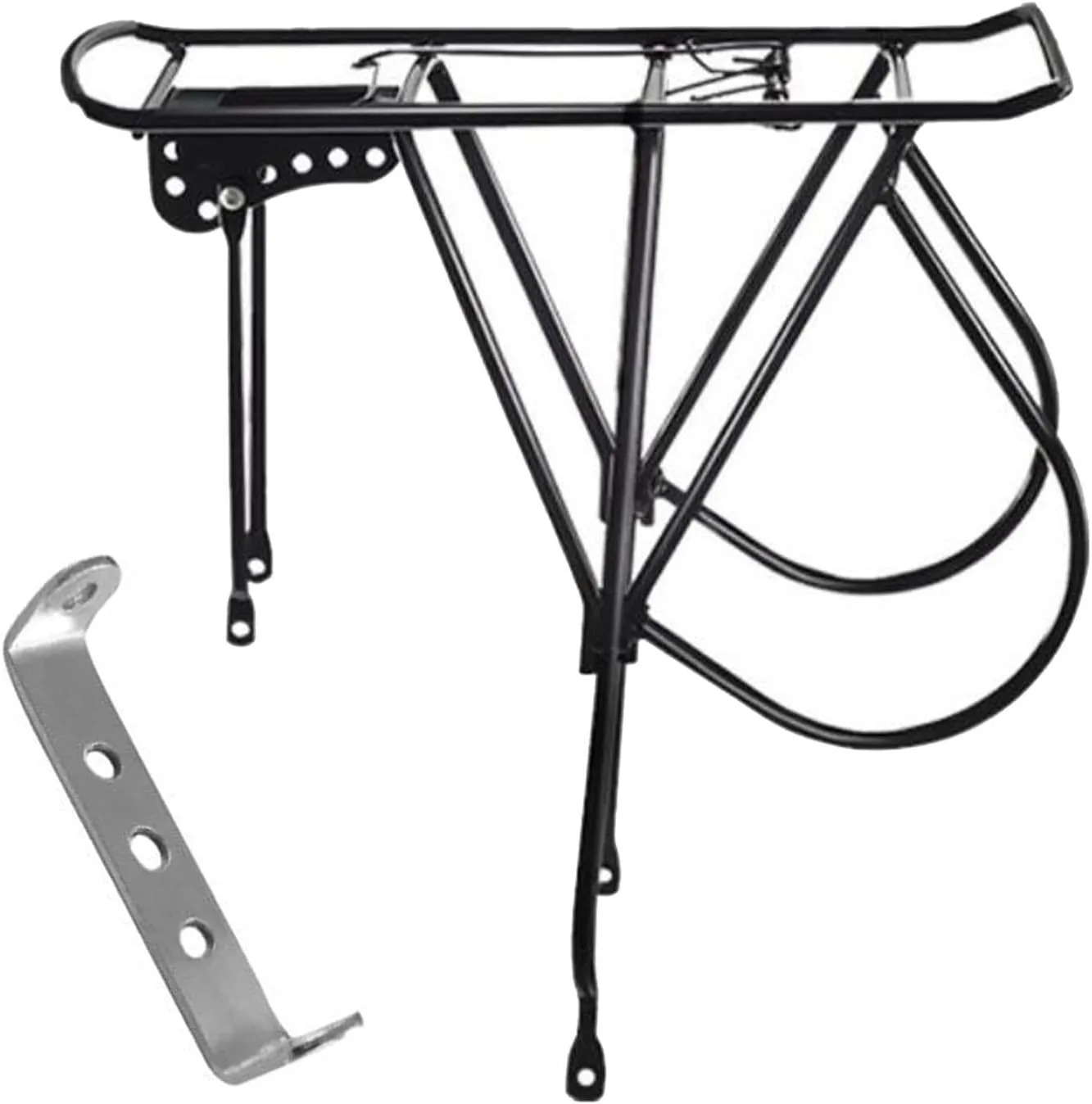 Bike Cargo Rack Tailstock Easy to Install Outdoor Food Delivery Touring Carrying