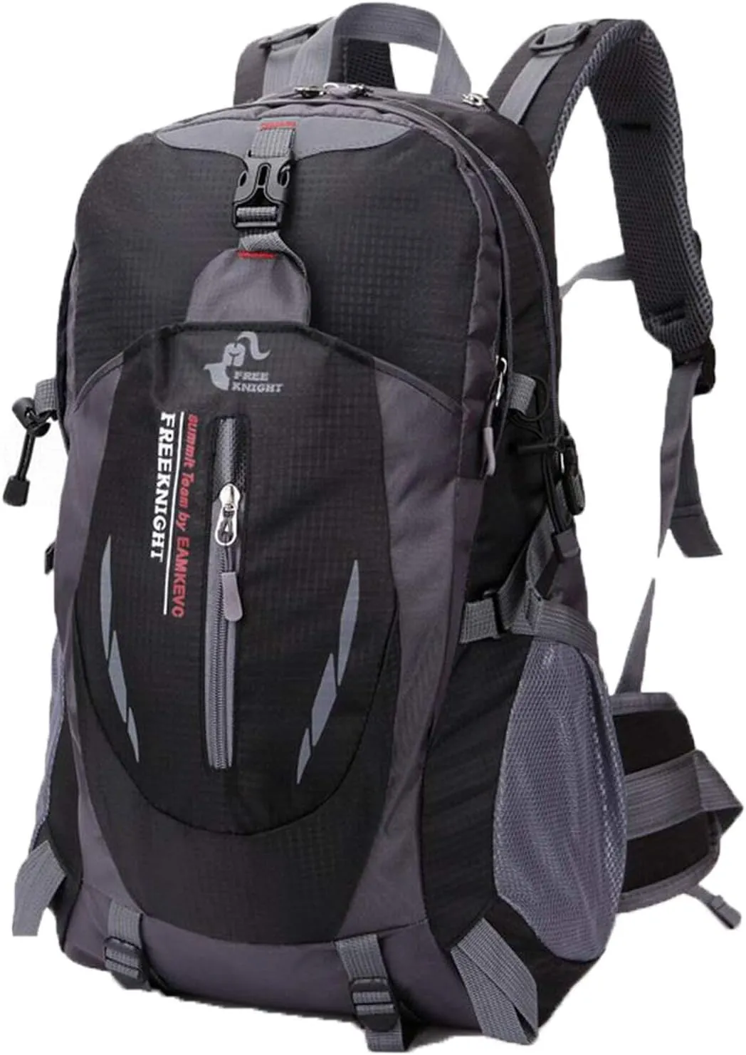 Black Waterproof Hiking Backpack for Men Travel 35L Lightweight Hiking Daypack Camping Outdoor Cycling Women Casual Daypack Backpacks