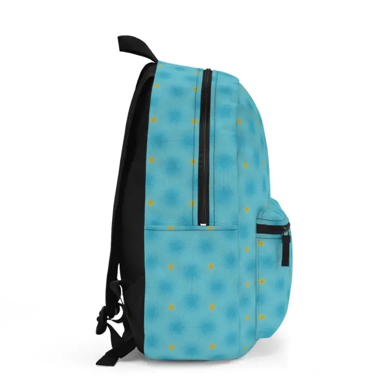 Blue Pattern Backpack for Trendy Fashion Lovers