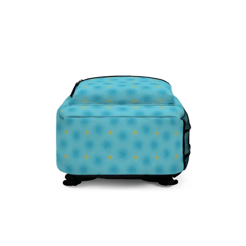 Blue Pattern Backpack for Trendy Fashion Lovers