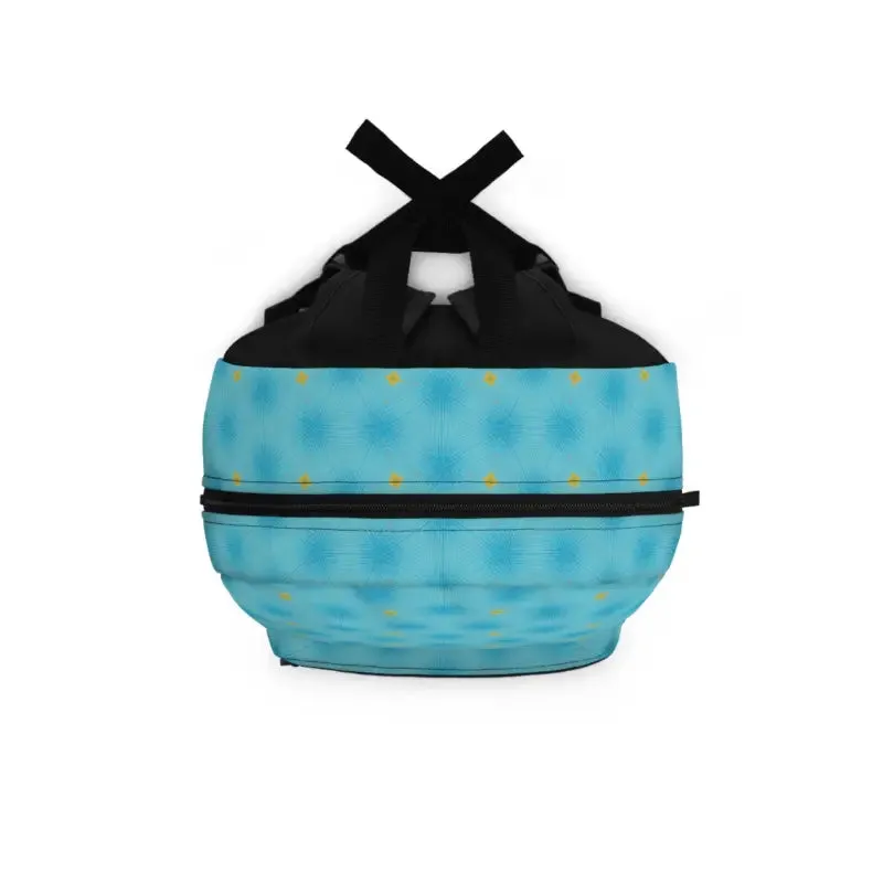 Blue Pattern Backpack for Trendy Fashion Lovers