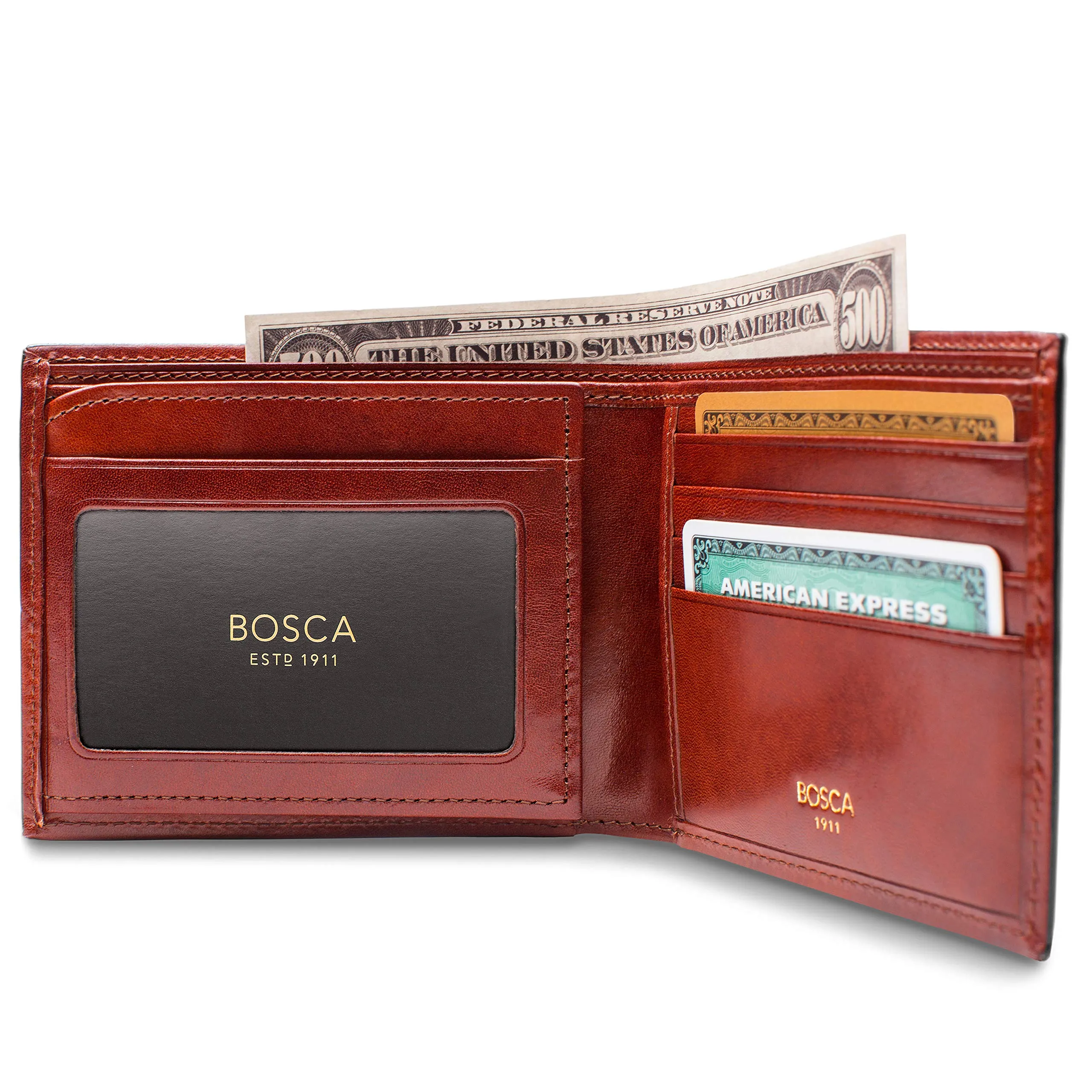 Bosca Old Leather Continental I.D. Wallet