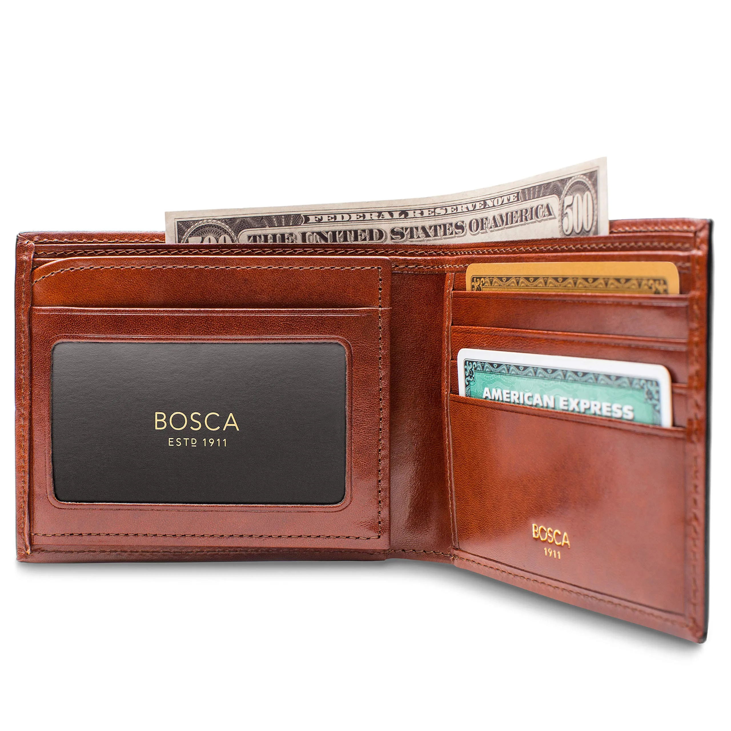 Bosca Old Leather Continental I.D. Wallet