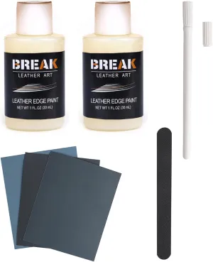 Break Leahter Art Leather Edge Paint,Color Coated Leather Frame, Wallet, Shoulder Bag, Backpack, Leather, Edge Repair, Leather Repair Tool