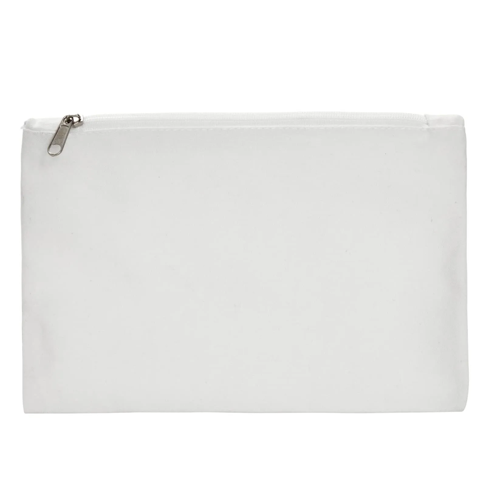 Bright Creations 6-Pack White Makeup Bag Set with Zipper - 8x6 Customizable Cotton Canvas Pouches for DIY Arts and Crafts, Items to Tie-Dye for Cosmetic Items, Stationary, Party Favors - Canvas Bag