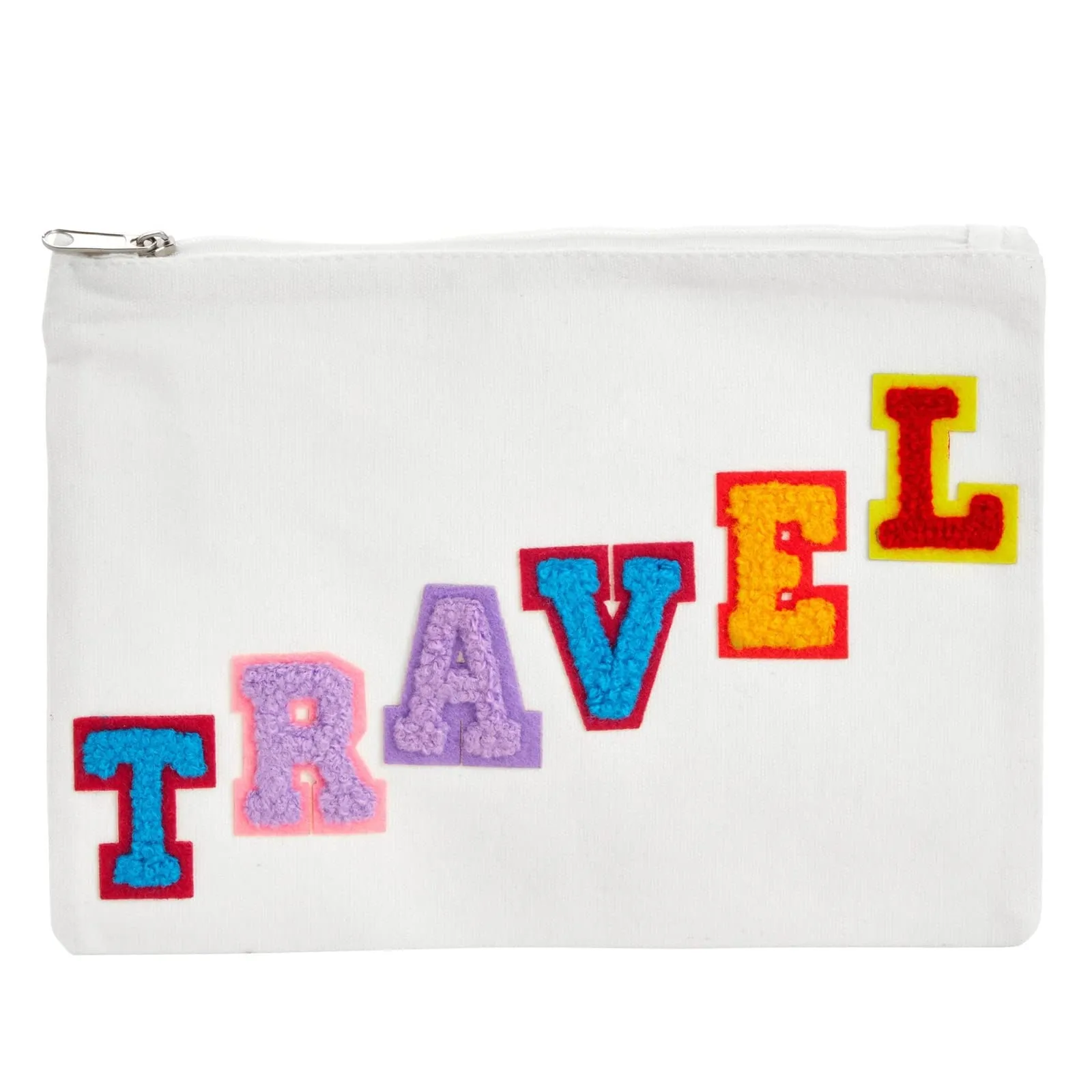 Bright Creations 6-Pack White Makeup Bag Set with Zipper - 8x6 Customizable Cotton Canvas Pouches for DIY Arts and Crafts, Items to Tie-Dye for Cosmetic Items, Stationary, Party Favors - Canvas Bag