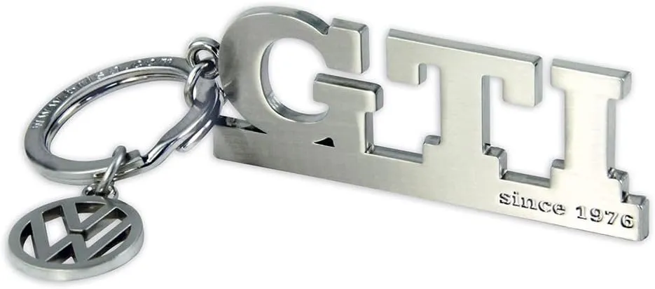 BRISA VW Collection - Volkswagen Metal Keychain Keyring Keychain Accessory Keyholder in GTI Design