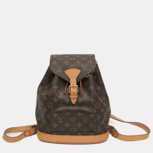 Brown Monogram Canvas MM Vintage Montsouris Backpack