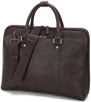 Business Men's Handbag Briefcase Shoulder Crossbody Bag Genuine Layer Cowhide Leather Men's Bag