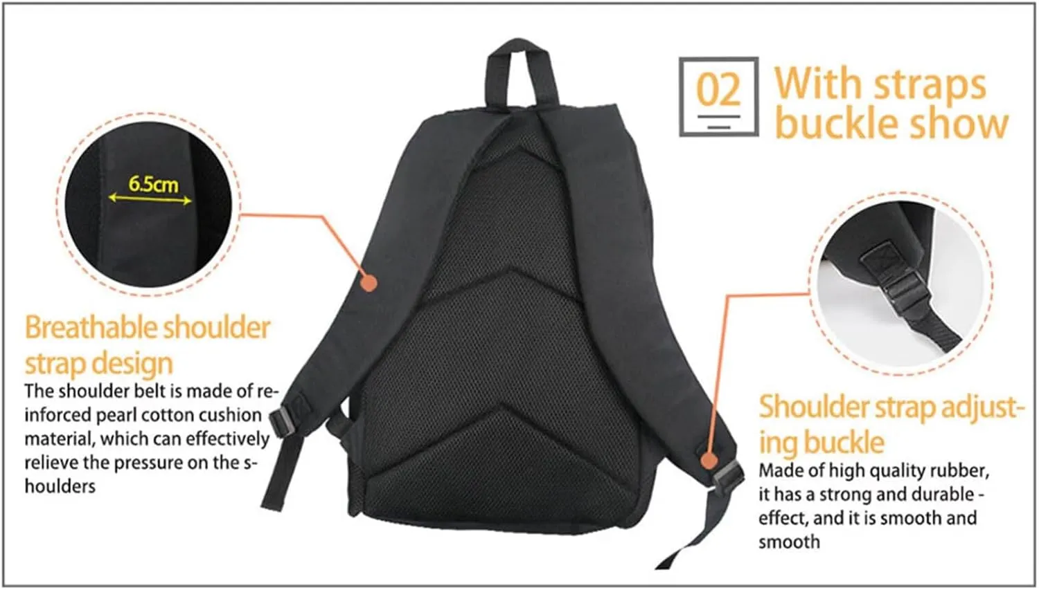 Buybai Alpaca Backpack for Kids Student Satchel Backpacks for Girls Floral Schoolbag 17 Inch Bookbag