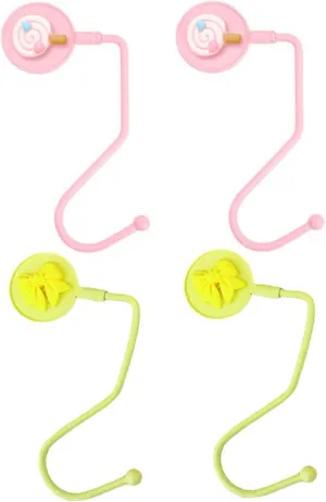 Cabilock Table Desk Purse Hooks Pcs Handbag Hanger Bag Holder for Women No Drilling Required