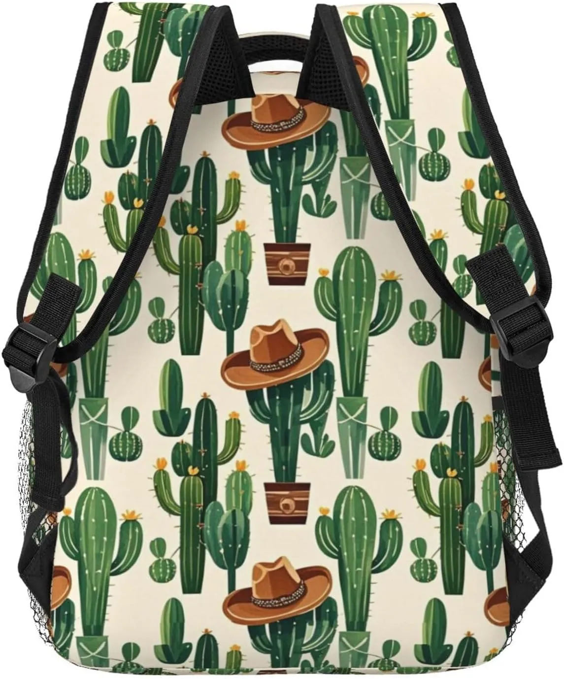 Cactus Western Adult Backpacks 15 Inch Laptop Backpack Double Shoulder Bag for Work Travel Gifts