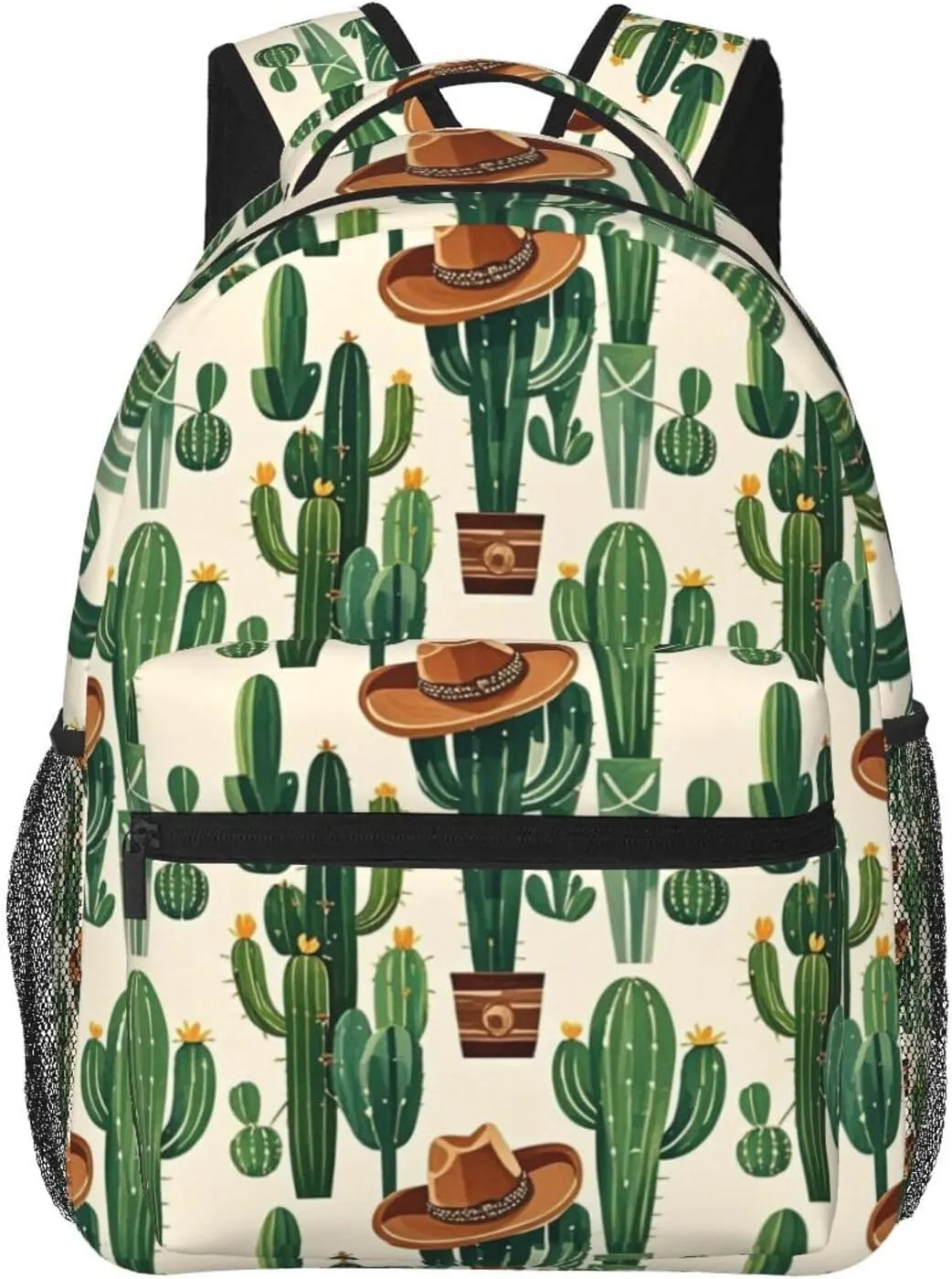 Cactus Western Adult Backpacks 15 Inch Laptop Backpack Double Shoulder Bag for Work Travel Gifts