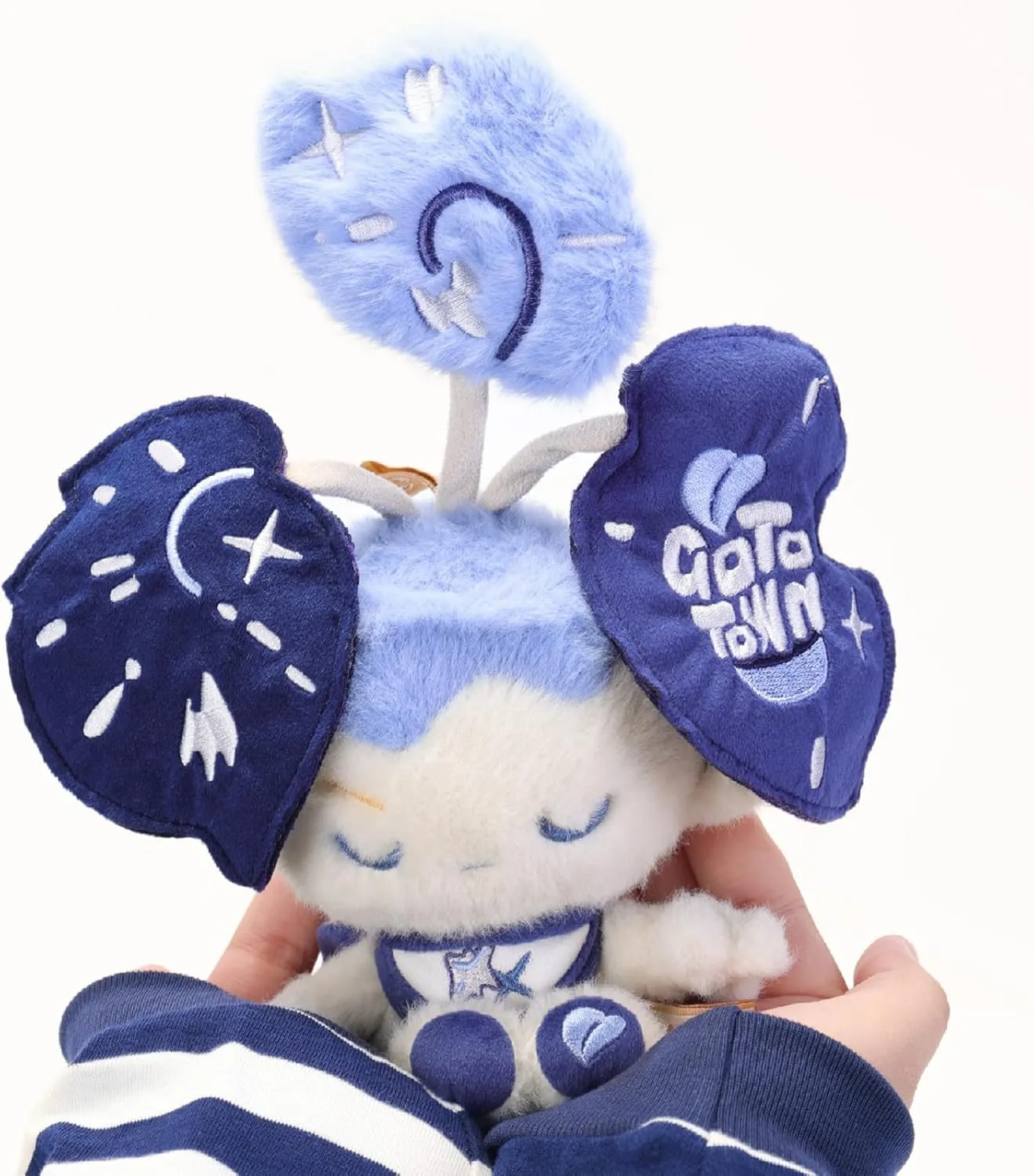 CALEMBOU Plush Keychain, Cute 5.5 inch Plant Shaped Soft Cotton Doll for Backpack, Kawaii Stuffed Plush Toys Collectible for Birthday Gift (Super Universe-14cm)