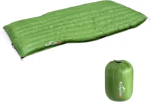Camping Hammock Duvet with Duck Down Fill, All Weather Windproof Underquilt for Backpacking and Hiking, Lightweight Hybrid Sleeping Gear for Outdoor Adventures