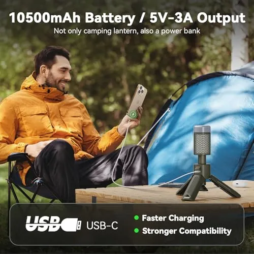 Camping Lights Rechargeable Telescopic,Portable Collapsible Magnetic Lantern