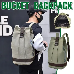 Canvas Sports Backpack Mens Leisure Travel Schoolbag Multi-purpose Backpack