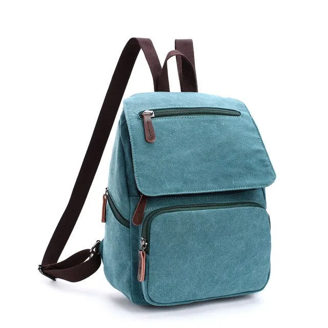 Canvas  Women School Bag