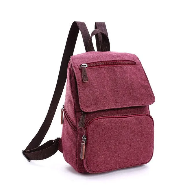 Canvas  Women School Bag