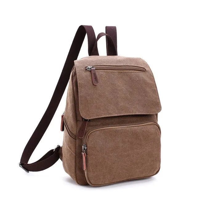 Canvas  Women School Bag