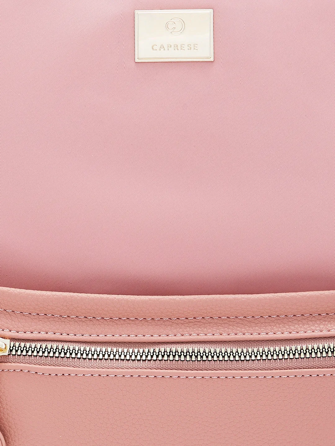 Caprese Casper Medium Pink Casual Backpack