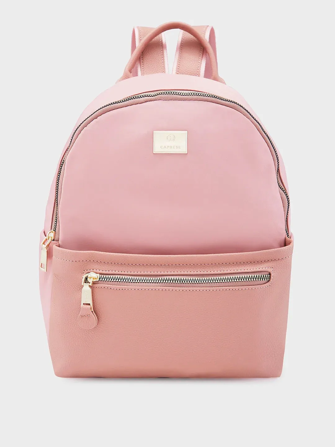 Caprese Casper Medium Pink Casual Backpack
