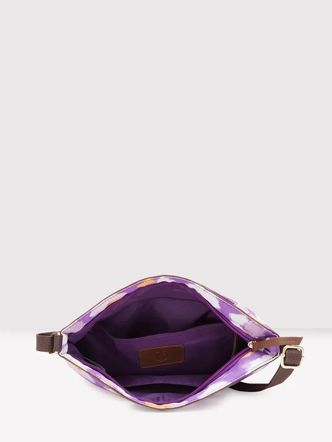 Caprese Enora Large Purple Sling Bag