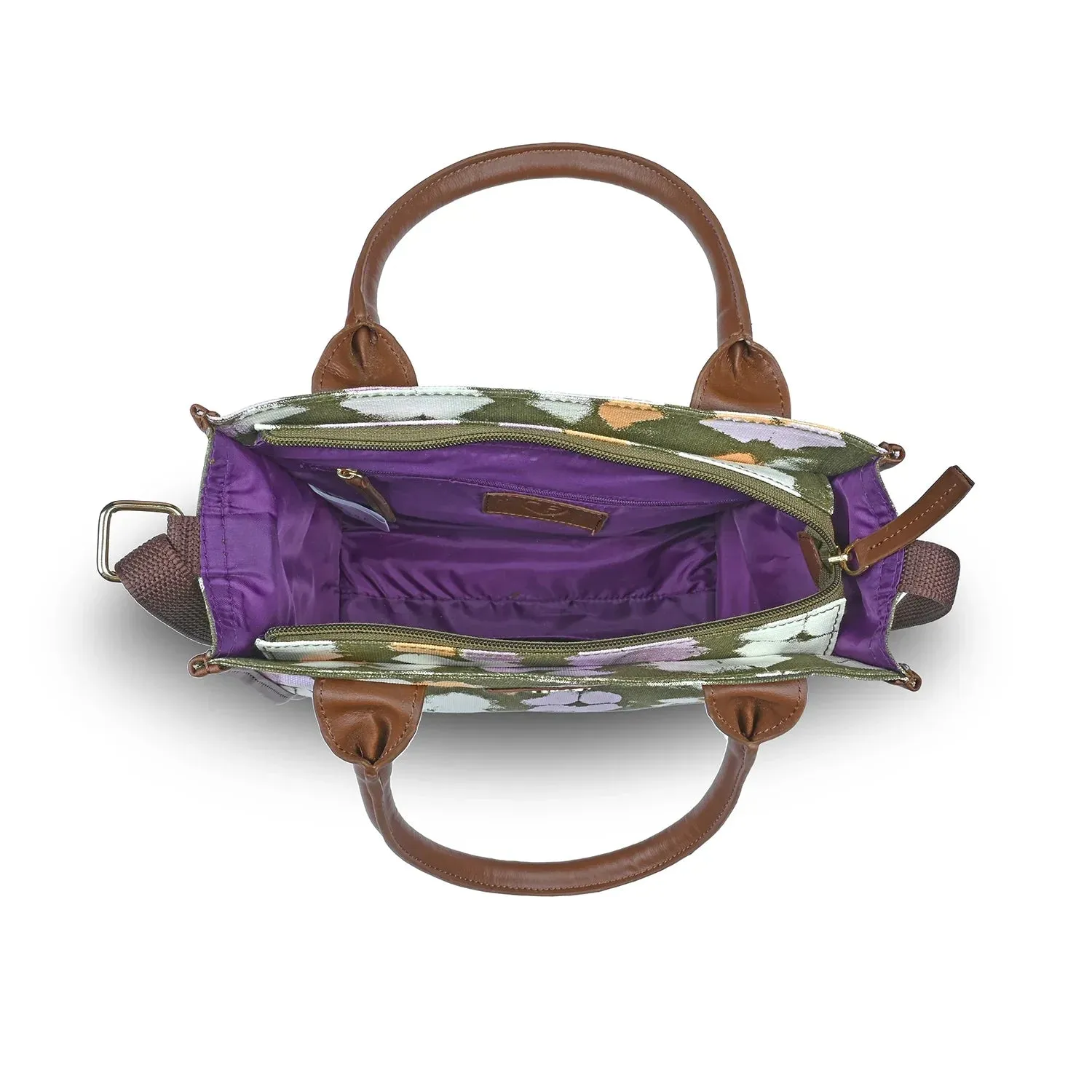 Caprese Enora Small Olive Tote Bag