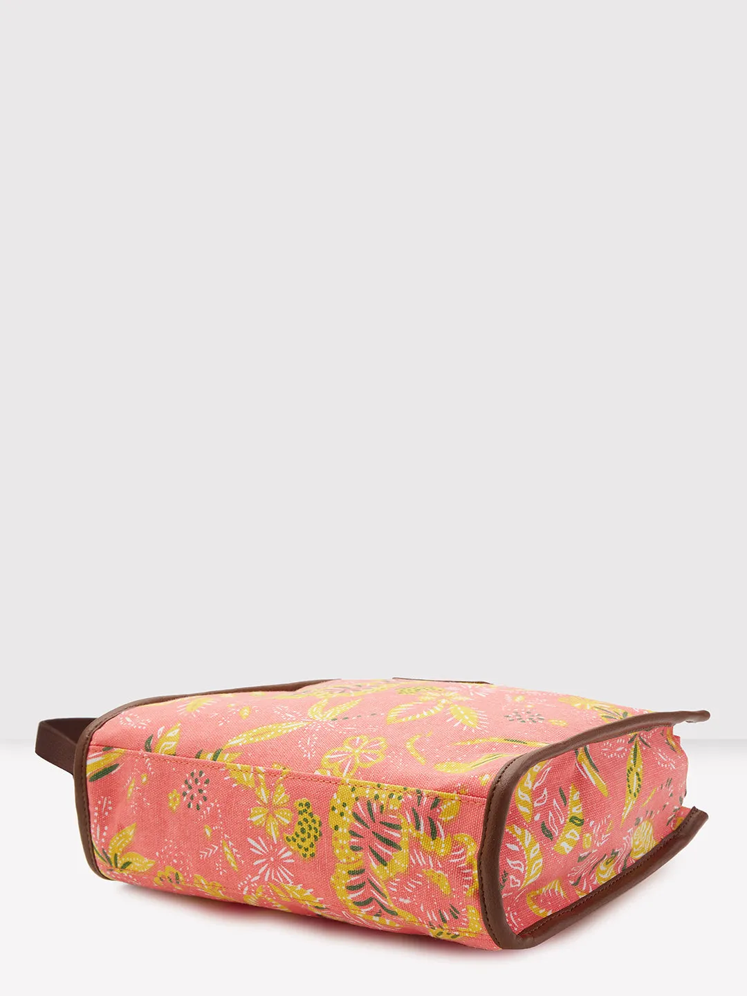 Caprese Hazel Medium Coral Sling Bag